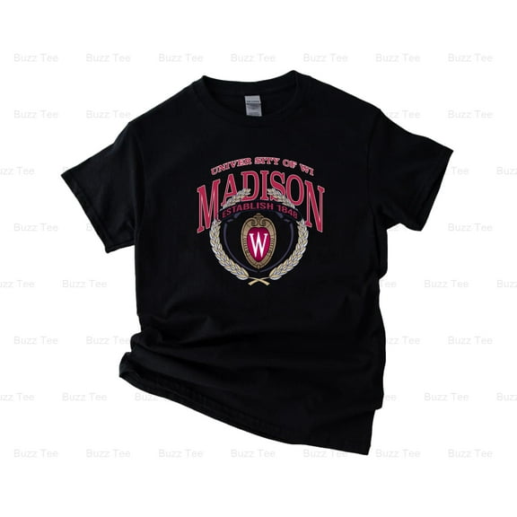 University of Wisconsin-Madison The USA University Shirt & New Unisex T-Shirt, up to 5XL