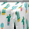 thumbnail image 4 of Cactus Dog Crate Cover, Continuous Pattern with Cartoon Prickle Plants in Pots, Easy to Use Pet Kennel Cover Small Dogs Puppies Kittens, 7 Sizes, Multicolor, by Ambesonne, 4 of 6