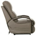 thumbnail image 6 of Conway Power Lay Flat Recliner with Heat & Massage in Gray Top Grain Leather, 6 of 9