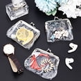 thumbnail image 4 of 6PCS Clear Coin Purses Transparent Change Purses Waterproof PVC Kiss Lock Clear Change Pouch, 4 of 6