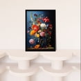 thumbnail image 4 of Bursting With Beauty Floral Bouquet Artwork Framed Wall Art Print A4, 4 of 5