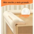 thumbnail image 3 of Protector de Bordes y Esquinas 7 Piezas, Protectores de Esquinas de Muebles, 2m Borde de Protección Anticolisión y 6 Protectores de Esquina, para Bordes de Escritorio, 3 of 4