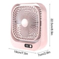 thumbnail image 4 of shyuyusa Dual Use Circulating Fan Desktop Wall Mountable Fan Air Circulator For Home Office Supply, 4 of 9
