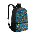 thumbnail image 6 of Uorisanigo Red Tractor Printed Backpack Schoolbags 17 Inch for Kindergarten, Preschool, Elementary Kids Children Travel Casual Daypack with Adjustable Shoulder Straps Large Capacity, 6 of 6