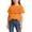 Orange, variant on NAISIBABY Girls Short Sleeve T-Shirt Size 10, Summer Cotton Round Neck Graphic Kids Casual Fashion Tee (2-14T)