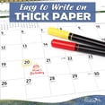thumbnail image 5 of EcoEarth 12-Month Wall Calendar, Impressionist Masters, 11" x 17" Open, 2026 Calendar, 5 of 8