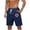 ☪369-Dark Blue, variant on Nuoqisi Independence Day Men's Beach Shorts Drawstring Swimwear Sports Running Swim Board Shorts Bathing Suits with Pockets Summer