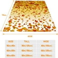 thumbnail image 6 of Fall Leaf Flannel Throw Blanket 50x60 Inch, Autumn Nature Red and Yellow Fall Leaf Cozy and Soft Plush Warm Blankets for Bed Couch Living Room Sofa Chair, 6 of 6