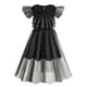 thumbnail image 1 of Disfraz de Wednesday Addams para niña, novedad de 2023, Vestidos para niñas, Vestidos de fiesta de malla, disfraces de carnaval de 3 a 12 años, 11-12T (etiqueta 160) Gao Jinjia LED, 1 of 2