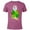 Purple, variant on Toy Story 4 Forky Green Shamrock St. Patrick's Day - Short Sleeve Blended T-Shirt for Adults - Customized-Dark Heather