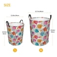 thumbnail image 4 of Uemuo Easter Egg Pattern Circular Laundry Hamper Basket with handles,Collapsible laundry basket,Large capacity laundry hamper,Laundry Organizer-Small, 4 of 8
