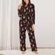 thumbnail image 2 of Balery Valentine Gnome Conjunto de Pijama con Estampado para Mujer, Conjunto de Dos Piezas con Manga Larga, Ropa de Dormir Suave con Bolsillos, Pijamas Cómodos-XX-Large, 2 of 7