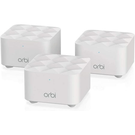 UPC: 0606449144055 | NETGEAR – Orbi RBK13 AC1200 Mesh WiFi System with Router and 2 Satellite Extenders