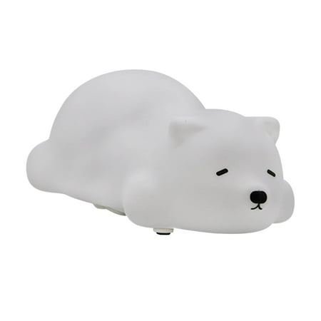 

Snooze Bear Pat Lamp Glow Soft Silicone Night Light for Baby
