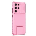 thumbnail image 5 of JTCASES for Samsung Galaxy S23 Ultra Case, Sliding Camera Cover & Foldable Kickstand Shockproof Corners Anti-fall Rugged Anti-slip PC TPU Heavy Duty Protective Hybitd Shell - Pink, 5 of 12
