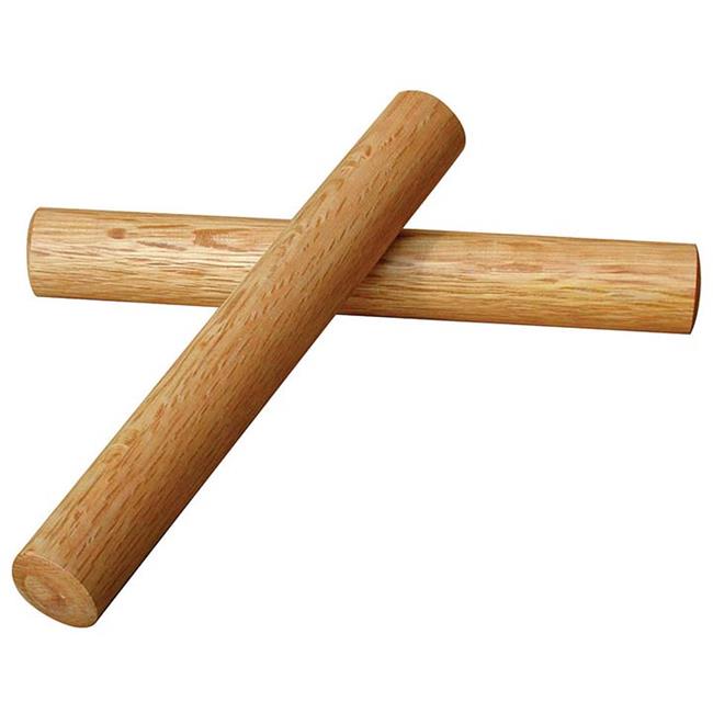 Nippon CL1001 10 in. Zebra Sound Wood Claves