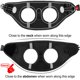 thumbnail image 3 of Arnés Tractive para Cachorros, Arnés de Malla Suave Ajustable, Kit de arnés con Correas Reflectantes para Cachorros y Gatos, Perros medianos (S, Negro) JM, 3 of 5