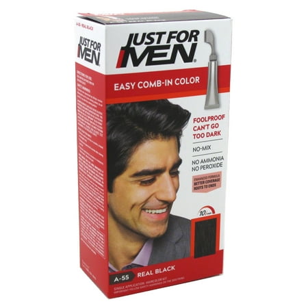 Just For Men Autostop Color #A-55 Real Black (Pack of 3)