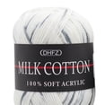 thumbnail image 3 of Advancent 50g/bola colorida de 3 capas de hilo hecho a mano DIY bufanda almohada manta tejer ganchillo hilo de algodón de leche Type10 NO10 Advancent JJ14706-08, 3 of 4