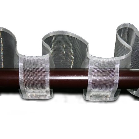Serpentine Translucent Drapery Header Tape 36 Yd Roll Walmart Com