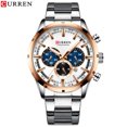 thumbnail image 1 of Reloj Curren Technos 8355 para hombre con esfera azul de acero inoxidable S, 1 of 8