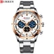 thumbnail image 1 of Reloj Curren Technos 8355 para hombre con esfera azul de acero inoxidable S, 1 of 8