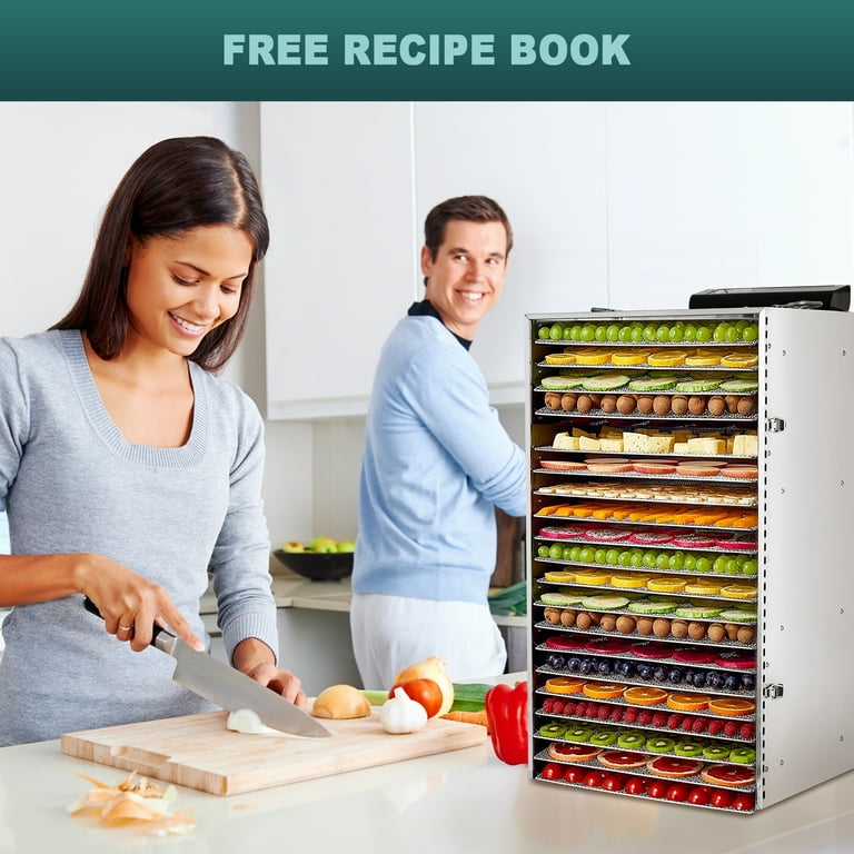 Food-Dehydrator for Jerky 12 Stainless Steel Trays, 800W Food- Dehydrator Machine for Home Use, Food-Dryers Machine for Fruit, Meat,  Treats, Herbs, Vegetables: Home & Kitchen