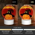 thumbnail image 3 of Pofeuu Halloween Pumpkin Print LED Christmas Night Light Lamp Base Gift DIY 3D Clear Acrylic Blank Engrave Sheets for Room Cafe Bar Birthday Party Decoration, 3 of 9