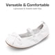 thumbnail image 4 of Zapatos de Vestir Bailarinas para Niña DREAM PAIRS Talla 11 Blanco, 4 of 6