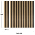 thumbnail image 4 of Concord Panels | Faux Wood Slat - Pickled Oak | Waterproof Slat Panel | 94.5” x 4.8” Each | Wood Wall Panels for Interior Decor CO100-109 (Pack of 6 - 18.9 sqft), 4 of 5