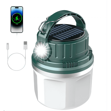 DKTIOP Solar Camping Lantern, Rechargeable Portable Tent LED Lights , Emergency Solar Lantern Lamp for Night Fishing, Hiking