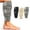 Gray, variant on Wrong Duck Adjustable Calf Brace, Lower Leg Compression Wrap with Non-Slip Design, Lightweight Neoprene Shin Support Sleeve for Daily Wear and Sports (Black)
