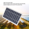 thumbnail image 4 of Solar Panel Powered Fan with Tripod Stand Portable Travel Camping Outdoor Fan Cooling Gadget, 4 of 9