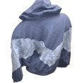 thumbnail image 2 of Victoria's Secret Pink Slouchy Sport Hoodie Full Zip Color Blue Size XSmall NEW, 2 of 3