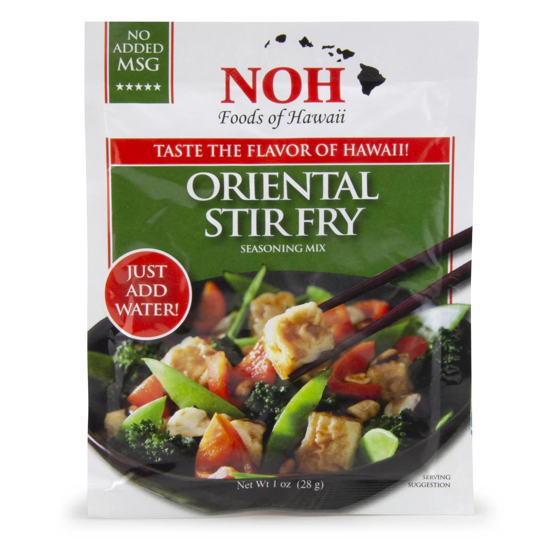 (6 pack) NOH Oriental Stir Fry Seasoning Mix, 1 oz