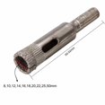thumbnail image 3 of Juego de brocas Hss con revestimiento de diamante para herramientas eléctricas, para azulejos, mármol, vidrio, cerámica, sierra de corona, 3 mm-50 mm, 10 piezas oso de fresa Electrónica, 3 of 5