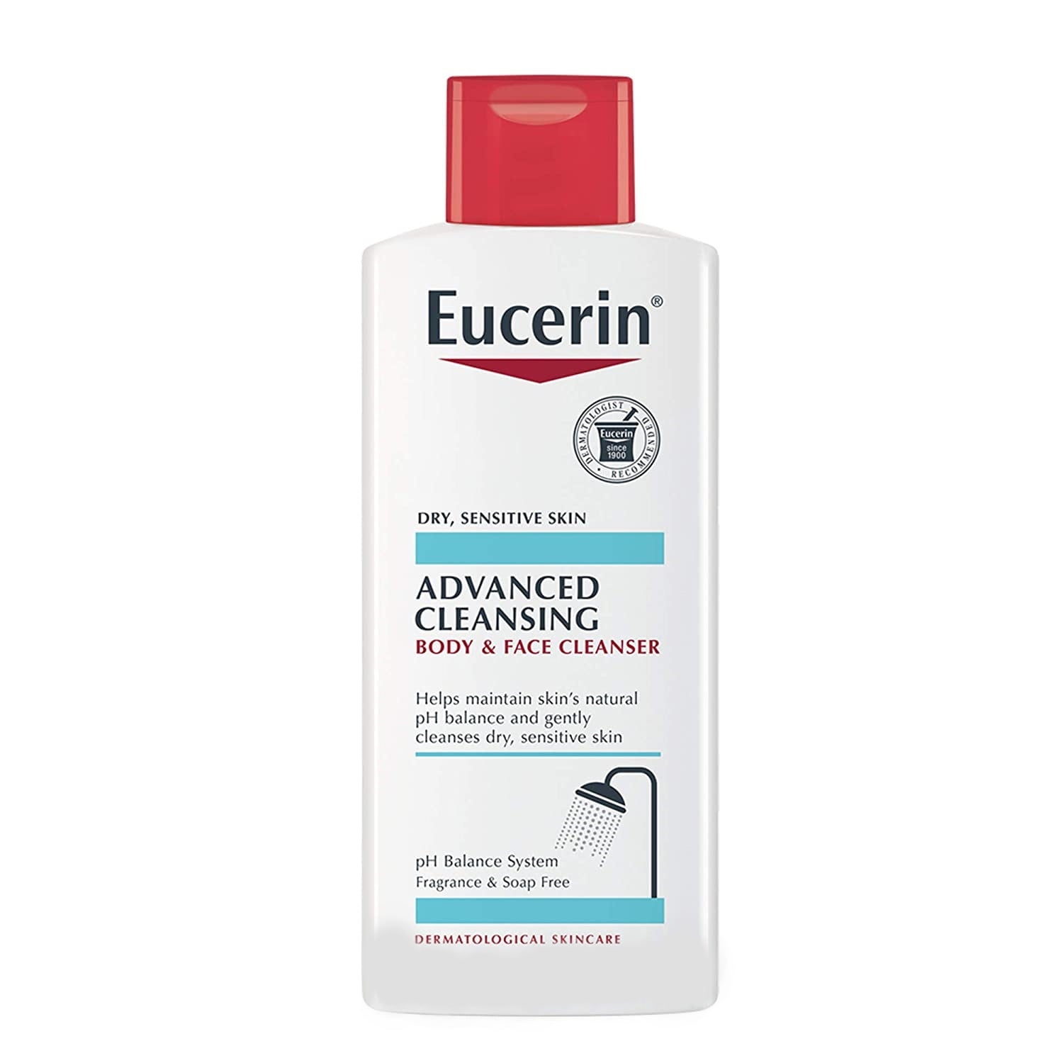 Eucerin Advanced Cleansing Body and Face Cleanser Fragrance and Soap