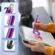 MEKO 10 Pack Stylus Pens for Touchscreens, Thin Rubber Tip with 20 Replaceable Heads - Compatible iPad iPhone Tablets All Devices