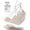 White, variant on Hanging Hammock Chair Large Swing Chair with Foot Rest and Hardware,Max 500lbs,Steel Spread Bar with Anti Slips, 2 Cushions and Side Pocket,Indoor/Outdoor Use…