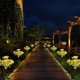 thumbnail image 3 of Ounissouiy El paisaje del césped a prueba de viento enciende las luces LED para las linternas al aire libre del clavel energía solar hermosa Jardín y Patio blanco, 3 of 6