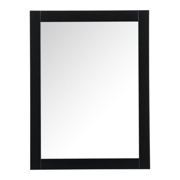 Aqua vanity mirror 27x36 inch in black