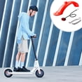 thumbnail image 4 of Soidarity Guardabarros trasero para patinete eléctrico, tapas de soporte de luz trasera, funda de silicona para bicicleta, accesorios de protección Patinetes eléctricos Rojo con luz trasera Soidarity OD023840-06, 4 of 6