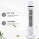 thumbnail image 3 of Small Vertical Towers Fan with Light Lightweight Quiet Table Airs Cooler for Bedroom Living Room, 3 of 5