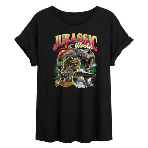 Jurassic World: Rebirth - Bootleg - Women's Oversized Graphic T-Shirt