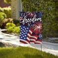 thumbnail image 6 of 4th of July God Bless America Garden Flag,12 X 18 Inch Double Sided Strip and Star Heart Burlap Flags for Independence Day,Patriotic Rustic Memorial Day Banner for Yard Outdoor Holiday, 6 of 7