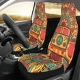 thumbnail image 2 of Universal Fit Car Seat Cover Yellow School Bus Breathable Saddle Blanket Cover Pack of 2 Trendy Seat Protect Covers, 2 of 6