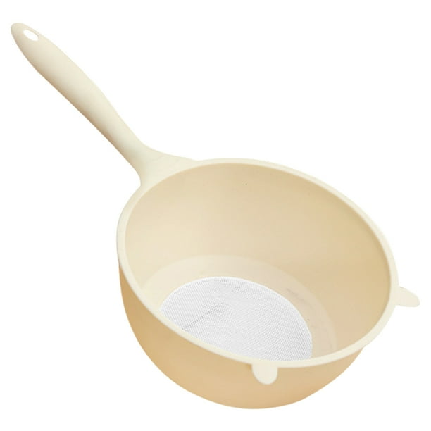 GOOHOCHY Cesta de drenaje de cocina, colador de lavado reutilizable, colador de lavado de arroz, diseño de asa, cesta para lavar arroz