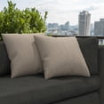 thumbnail image 3 of Sunbrella Throw Pillows Set of 2, UV Fade resistant & Water Repellent Square Throw Pillows (Inserts with Covers) for Indoor & Outdoor Use, 3 of 5