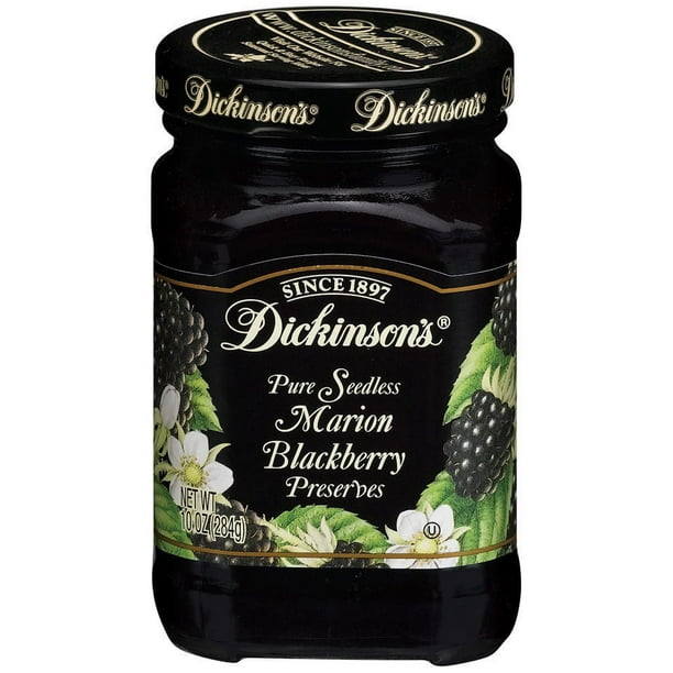 Dickinsons Preserves, Pure Seedless, Marion Blackberry, 10 OZ (Pack of