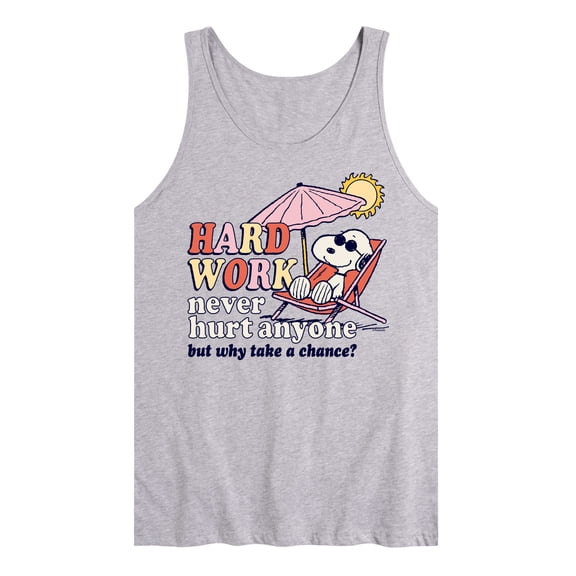 Peanuts - Hard Work - Men's Jersey Tank Top